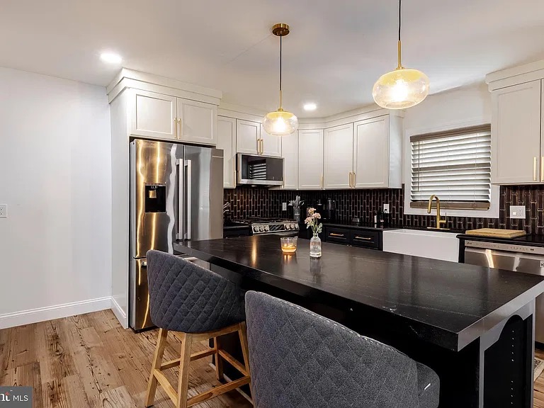 Kitchen island with seating