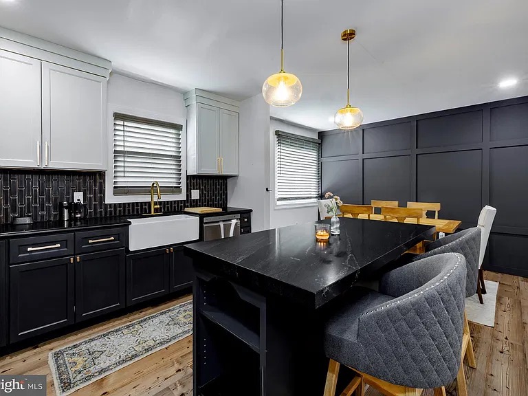 Kitchen and dining area